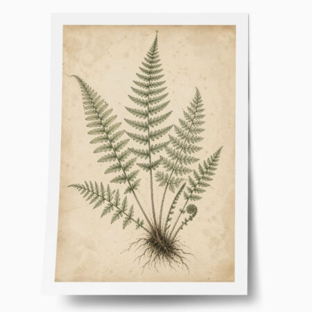 Poster VINTAGE DARK ACADEMIA PLANT 22 - 