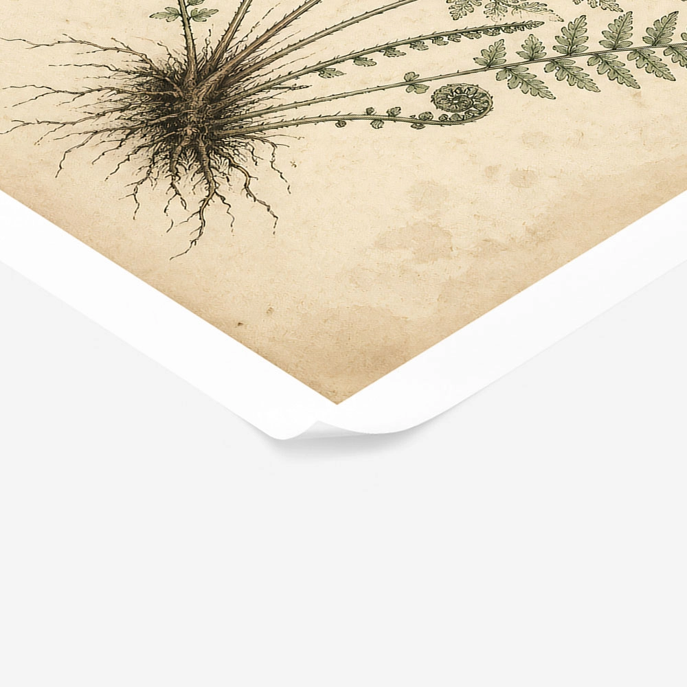 Poster VINTAGE DARK ACADEMIA PLANT 22