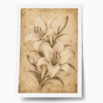 Poster VINTAGE DARK ACADEMIA PLANT 23