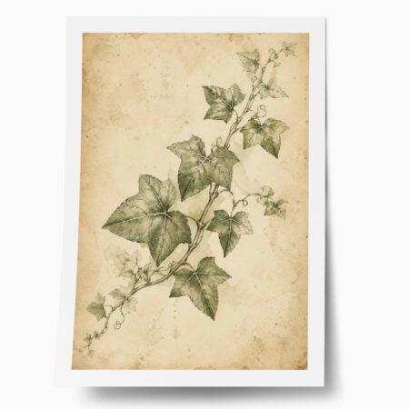 Poster VINTAGE DARK ACADEMIA PLANT 24 - 