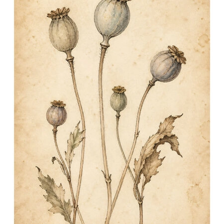Poster VINTAGE DARK ACADEMIA PLANT 26 -  Sticky 2