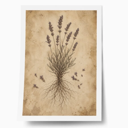 Poster VINTAGE DARK ACADEMIA PLANT 2 - 