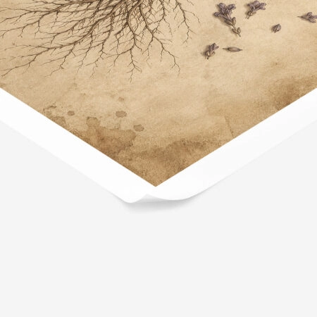 Poster VINTAGE DARK ACADEMIA PLANT 2 -  Sticky 1