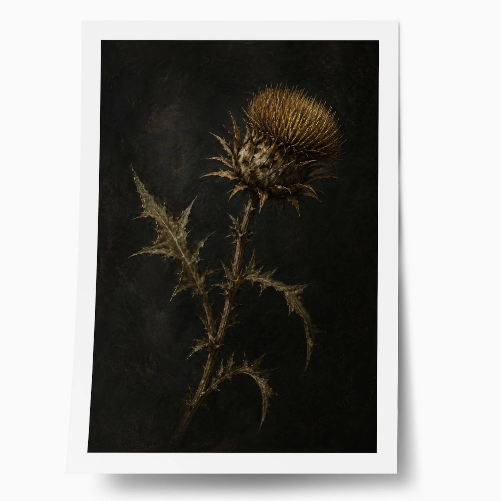Poster VINTAGE DARK ACADEMIA PLANT 32