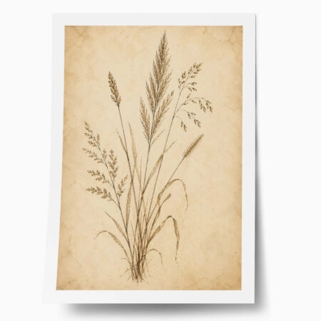 Poster VINTAGE DARK ACADEMIA PLANT 34 - 