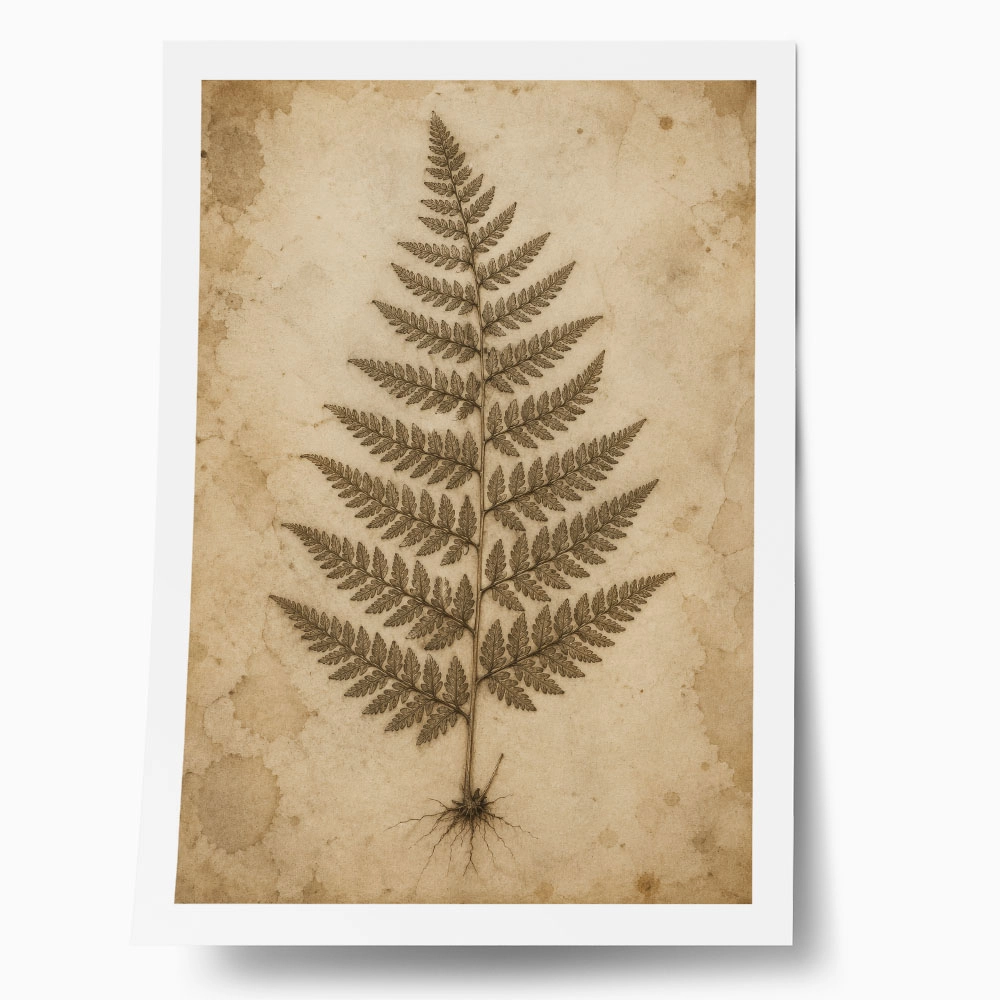 Poster VINTAGE DARK ACADEMIA PLANT 3