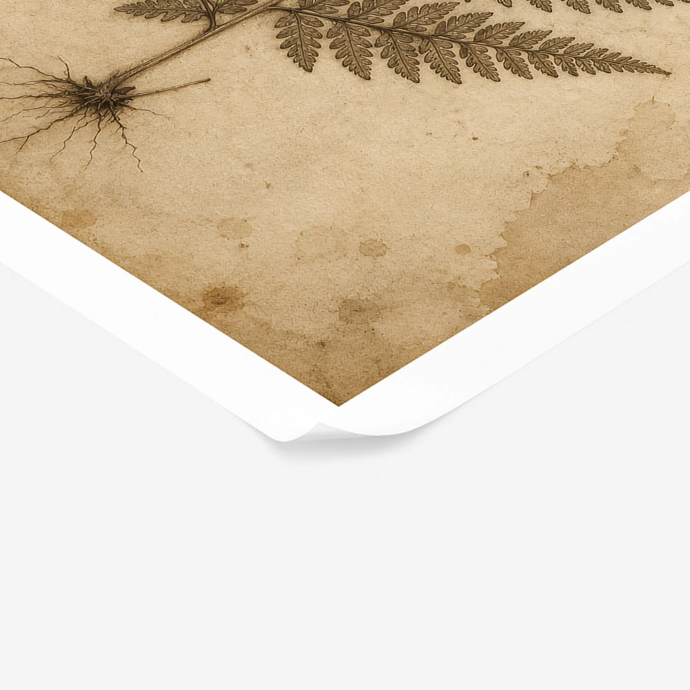 Poster VINTAGE DARK ACADEMIA PLANT 3