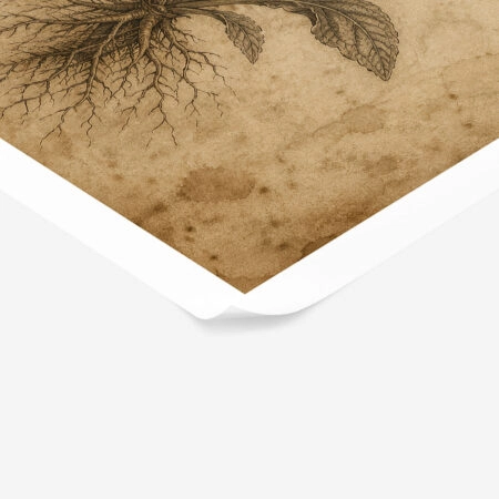 Poster VINTAGE DARK ACADEMIA PLANT 4 -  Sticky 1