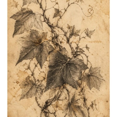 Poster VINTAGE DARK ACADEMIA PLANT 5 -  Sticky 2