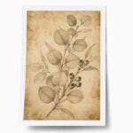 Poster VINTAGE DARK ACADEMIA PLANT 7