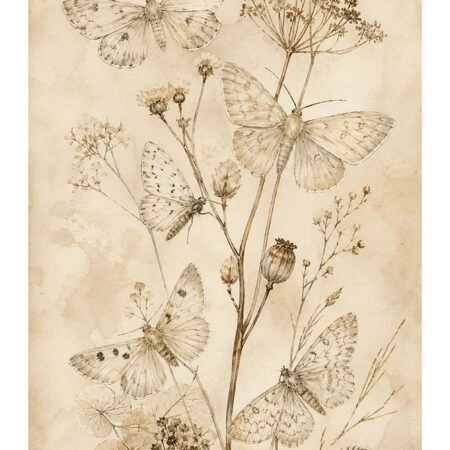 Poster VINTAGE DARK ACADEMIA PLANT 8 -  Sticky 2