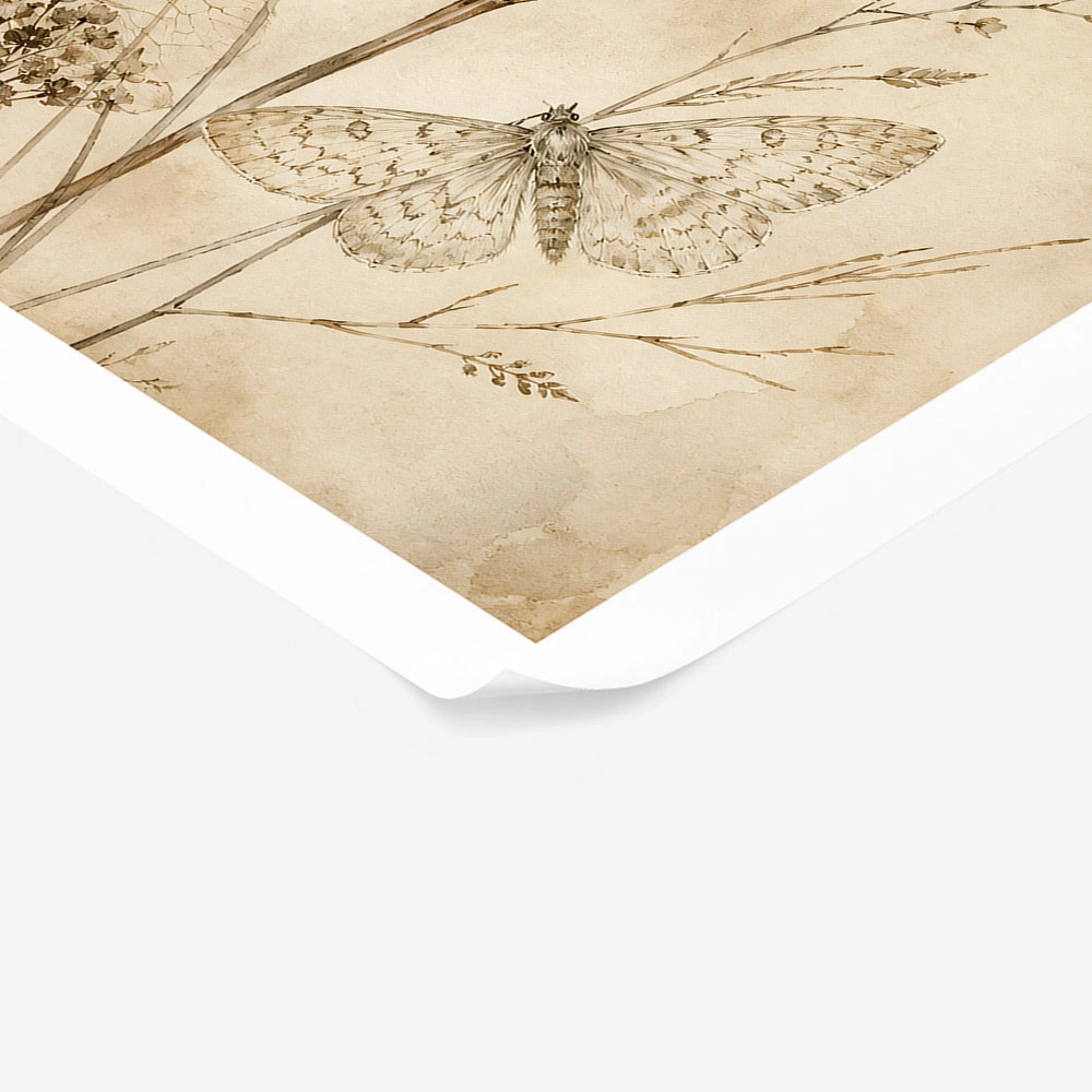Poster VINTAGE DARK ACADEMIA PLANT 8