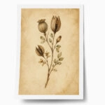 Poster VINTAGE DARK ACADEMIA PLANT 9
