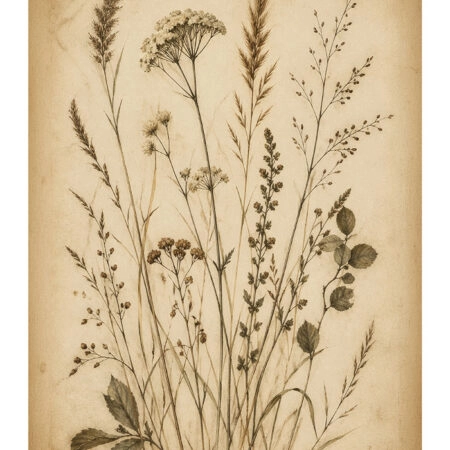Poster VINTAGE DARK ACADEMIA PLANTS -  Sticky 2