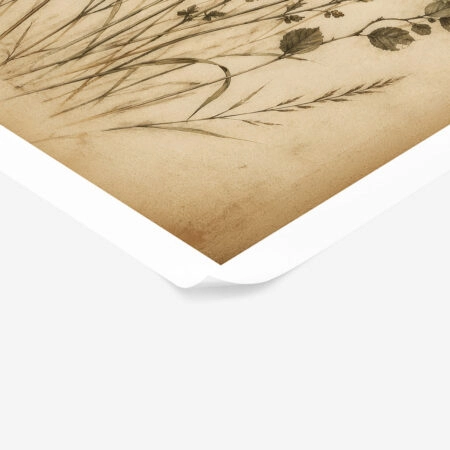 Poster VINTAGE DARK ACADEMIA PLANTS -  Sticky 1