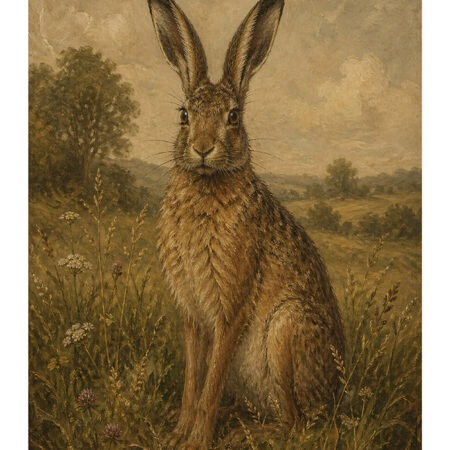 Poster VINTAGE DARK ACADEMIA RABBIT 3 -  Sticky 2