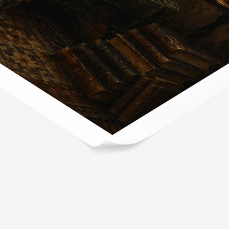 Poster VINTAGE DARK ACADEMIA READING CORNER -  Sticky 1