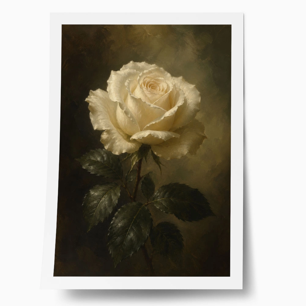 Poster VINTAGE DARK ACADEMIA ROSE 2