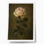 Poster VINTAGE DARK ACADEMIA ROSE 3