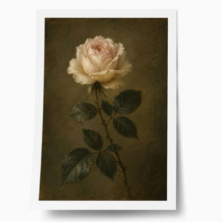 Poster VINTAGE DARK ACADEMIA ROSE 3 - 