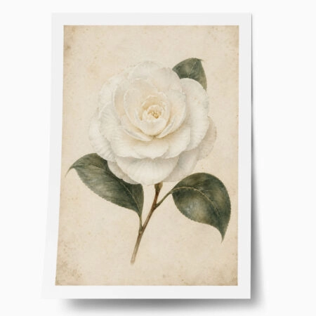 Poster VINTAGE DARK ACADEMIA ROSE 4 - 