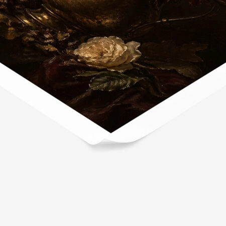 Poster VINTAGE DARK ACADEMIA ROSES VASE 2 -  Sticky 1