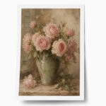 Poster VINTAGE DARK ACADEMIA ROSES VASE 3