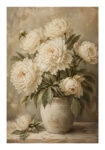Poster VINTAGE DARK ACADEMIA ROSES VASE 5