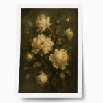 Poster VINTAGE DARK ACADEMIA ROSES