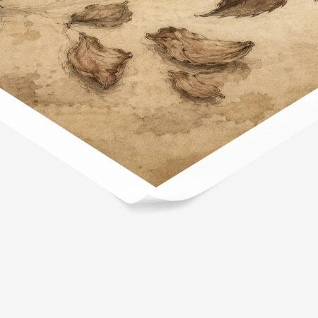 Poster VINTAGE DARK ACADEMIA ROSE -  Sticky 1