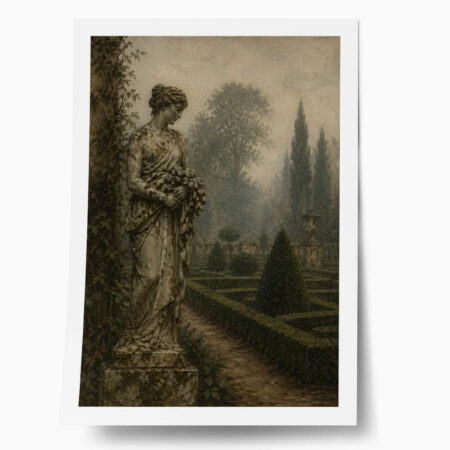 Poster VINTAGE DARK ACADEMIA STATUE 2 - 