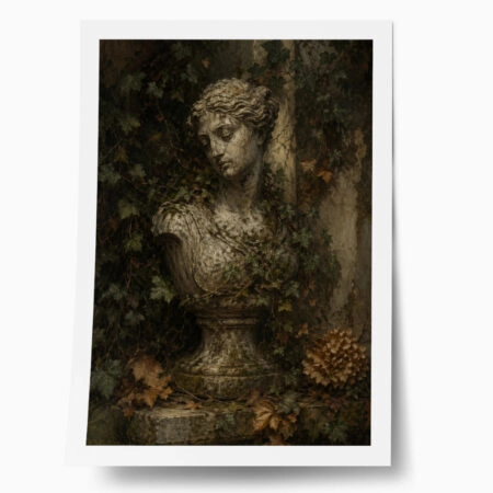 Poster VINTAGE DARK ACADEMIA STATUE - 