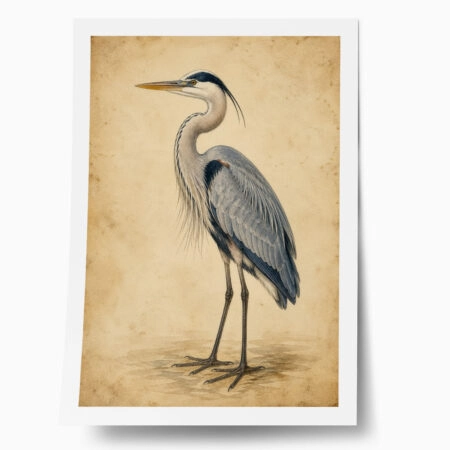 Poster VINTAGE DARK ACADEMIA STORK 2 - 
