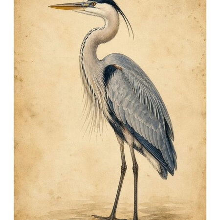 Poster VINTAGE DARK ACADEMIA STORK 2 -  Sticky 2
