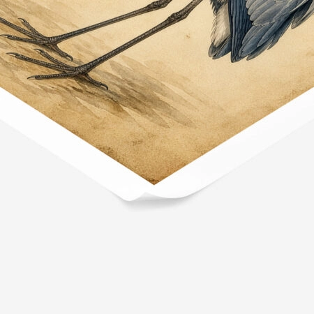 Poster VINTAGE DARK ACADEMIA STORK 2 -  Sticky 1