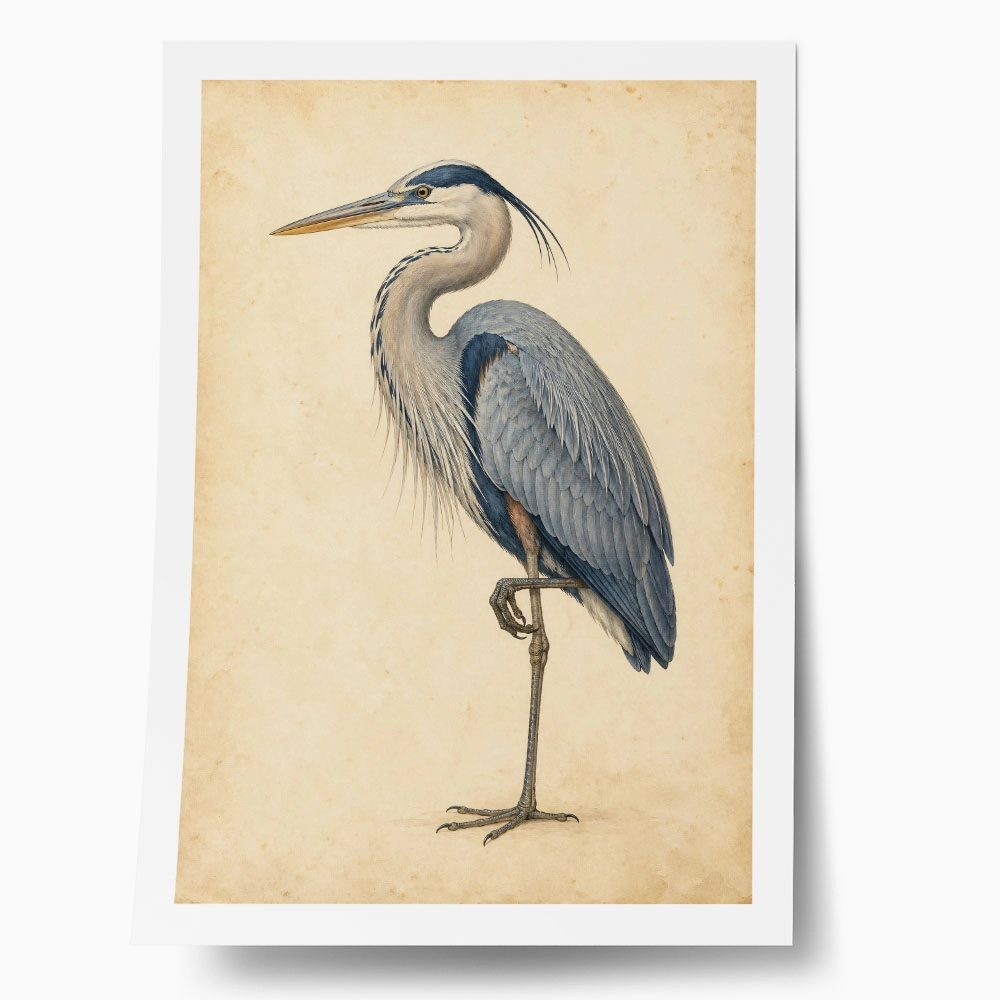 Poster VINTAGE DARK ACADEMIA STORK 3