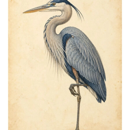Poster VINTAGE DARK ACADEMIA STORK 3 -  Sticky 2