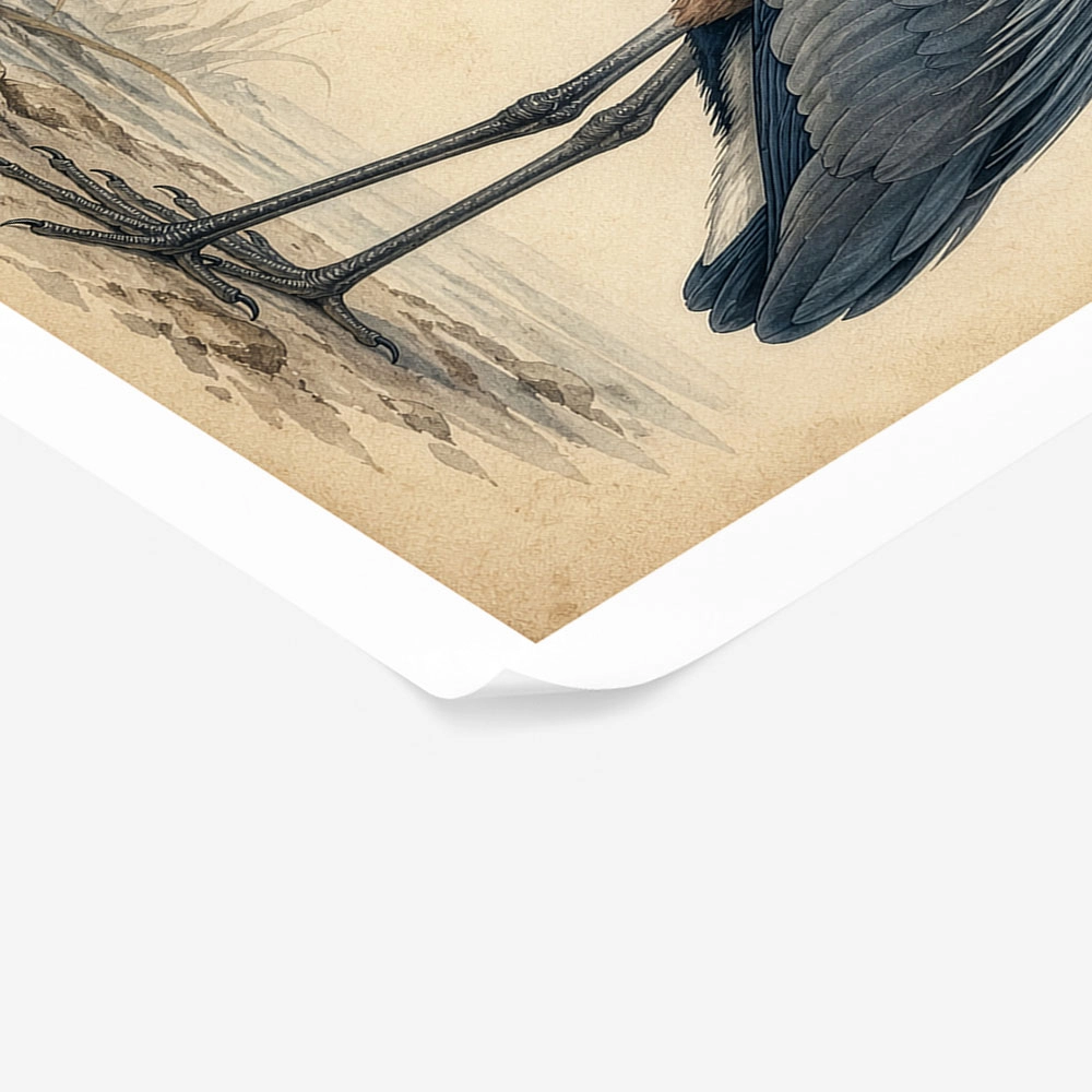 Poster VINTAGE DARK ACADEMIA STORK