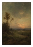 Poster VINTAGE DARK ACADEMIA SUNSET