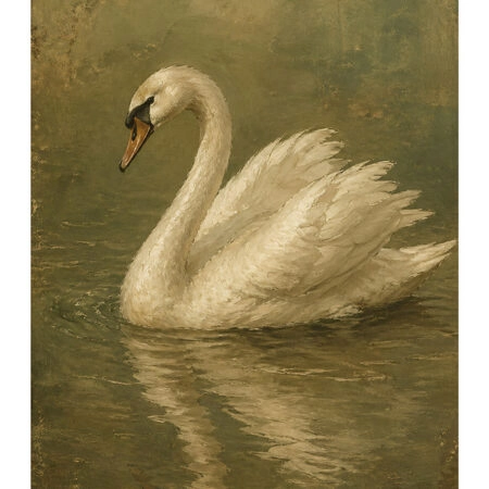 Poster VINTAGE DARK ACADEMIA SWAN 3 -  Sticky 2
