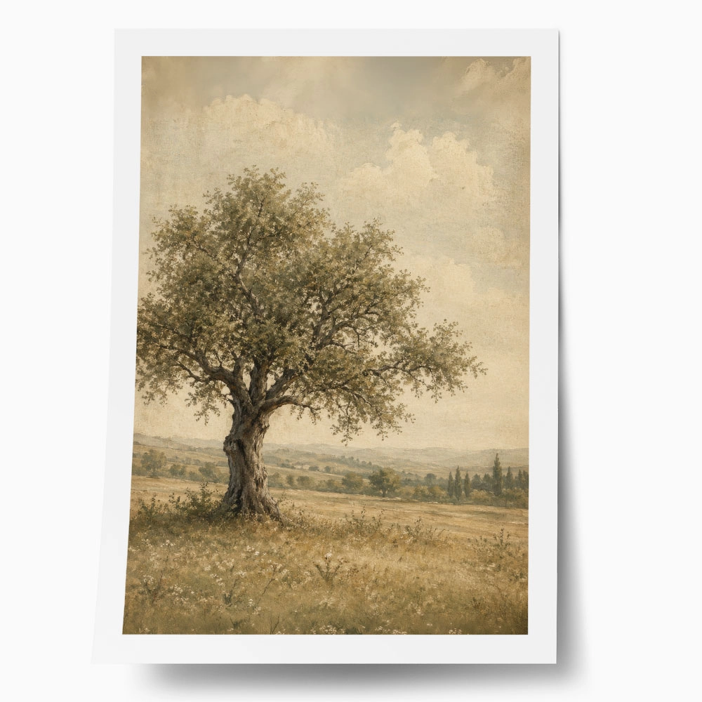 Poster VINTAGE DARK ACADEMIA TREE