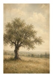 Poster VINTAGE DARK ACADEMIA TREE