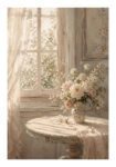 Poster VINTAGE DARK ACADEMIA VASE BY A WINDOW 2