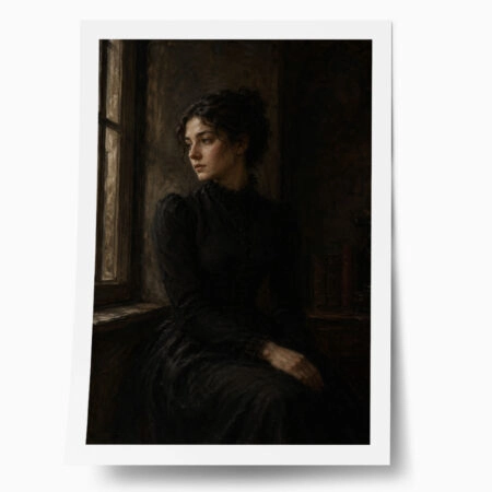 Poster VINTAGE DARK ACADEMIA WOMAN 10 - 