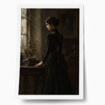 Poster VINTAGE DARK ACADEMIA WOMAN 11