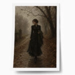 Poster VINTAGE DARK ACADEMIA WOMAN 12