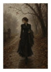 Poster VINTAGE DARK ACADEMIA WOMAN 12