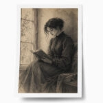 Poster VINTAGE DARK ACADEMIA WOMAN 14