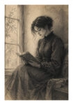 Poster VINTAGE DARK ACADEMIA WOMAN 14