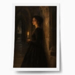 Poster VINTAGE DARK ACADEMIA WOMAN 15